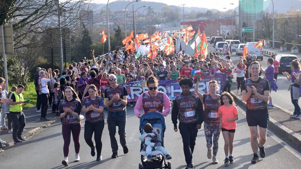 Martxoaren 24 eta 25eko goizaldeetan pasako da Korrika Bidasoaldetik