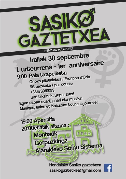 Zorionak Sasiko!