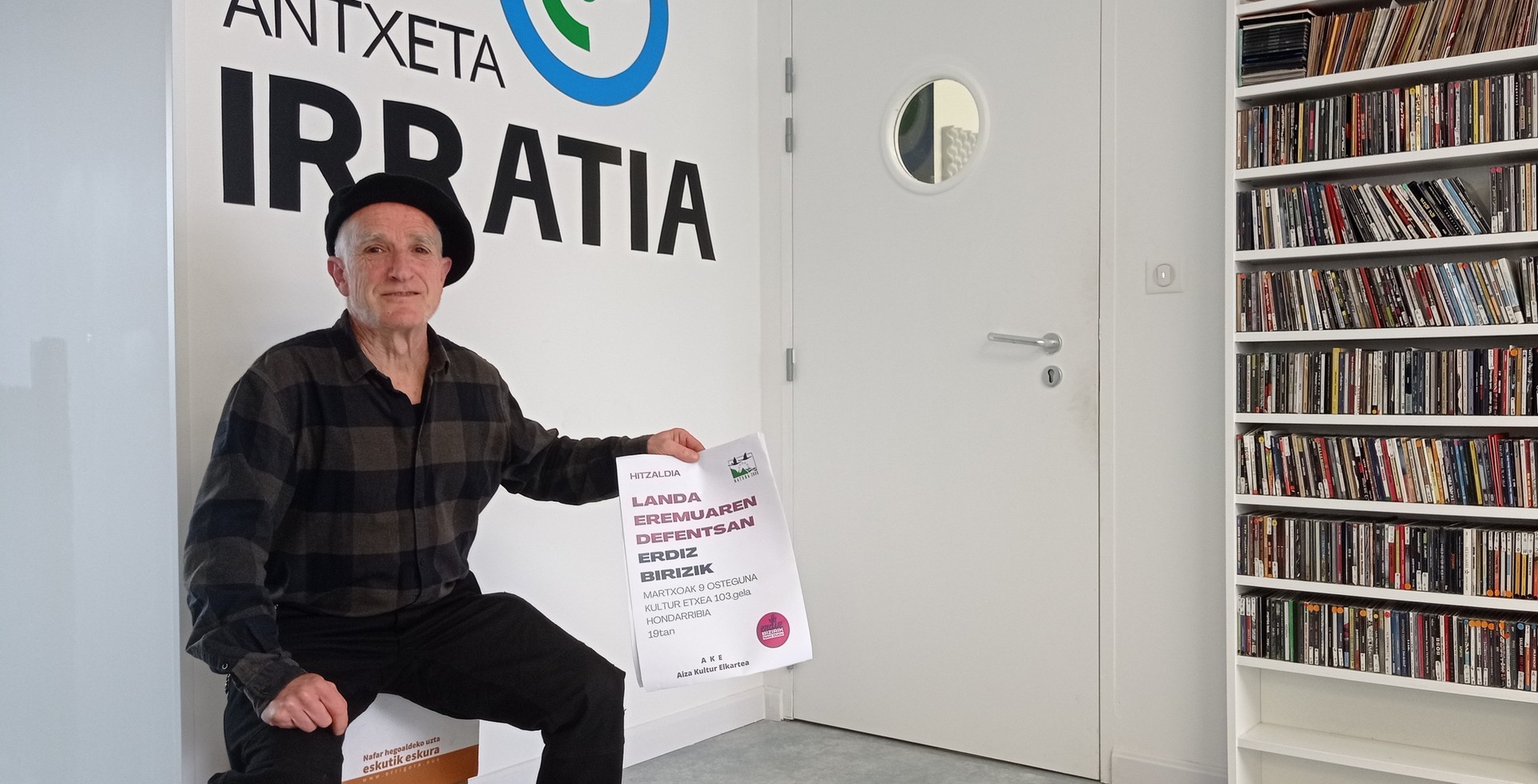 Jaime Anduaga: «EHko leku guztietan ari dira lurra pribatizatzen kapitalaren faboretan»