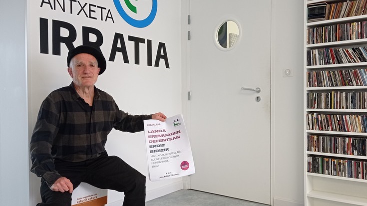 Jaime Anduaga: «EHko leku guztietan ari dira lurra pribatizatzen kapitalaren faboretan»