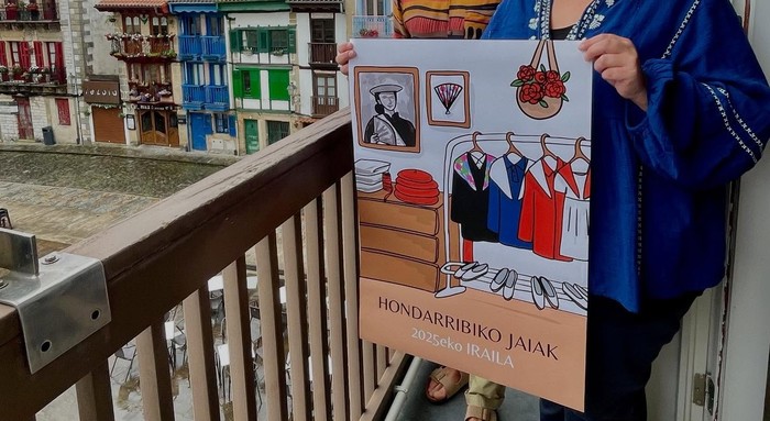 Hondarribiko jaiek badute afixa, alardea nagusi, zapi koloretsua barne