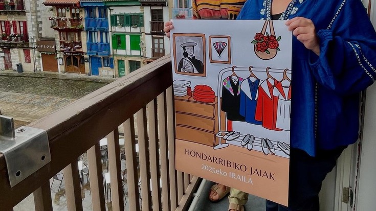 Hondarribiko jaiek badute afixa, alardea nagusi, zapi koloretsua barne