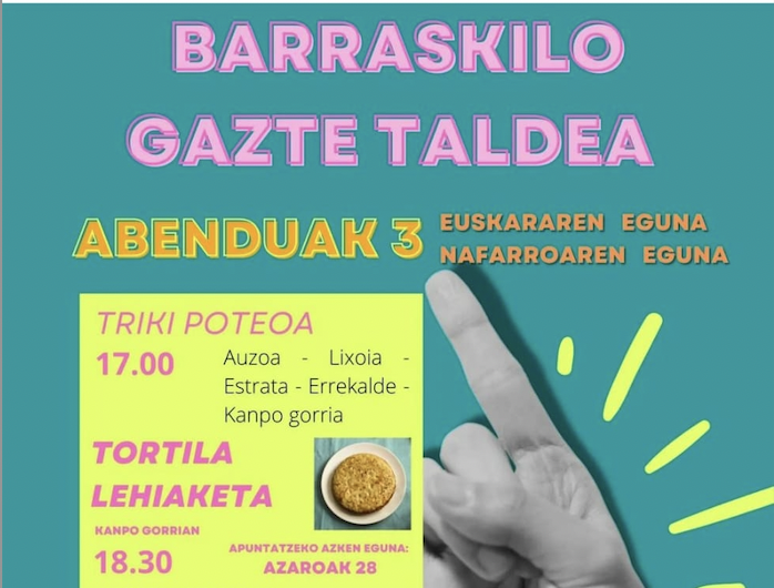 Nafarroaren eta Euskararen Eguna ospatuko dute asteburuan Beran
