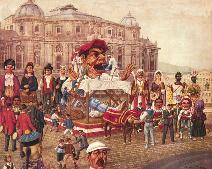 Irungo Atsegina elkarteak bere zortzi erraldoiak zaharberrituko ditu