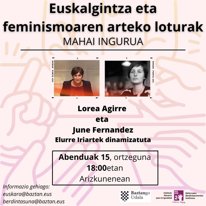 Euskararen eta feminismoaren inguruan gogoetatzeko mahai-ingurua eginen dute Elizondon