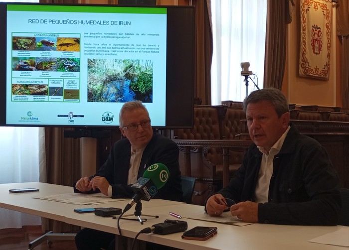 Matarrasaren ondotik lau mikro-hezegune sortuko dituzte Aiako Harriko 10 bat hektarea birnaturalizatzeko