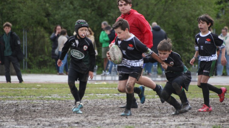 Euskal Herriko eta Errioxako 300 haur bilduko ditu Biok Experiential Shopping Txingudi Badia errugbi eskolen topaketak