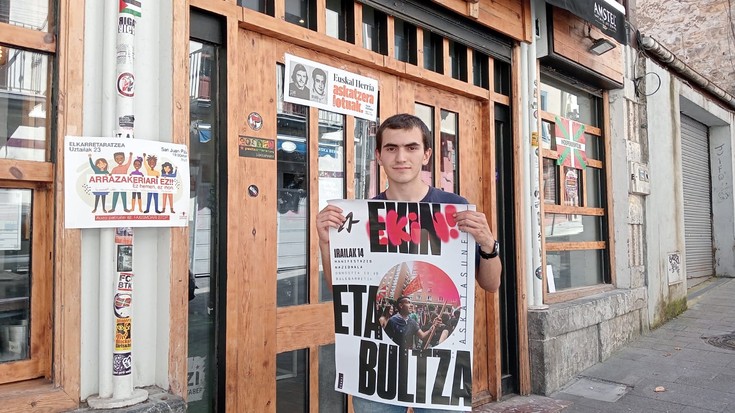 Irailaren 14rako deituriko manifestaldia 'Ekin eta bultza' hauspotzen dabil Ernai