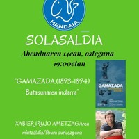 "Gamazada. Batasunaren indarra" liburuaren aurkezpena izanen da Baleaken ostegunean