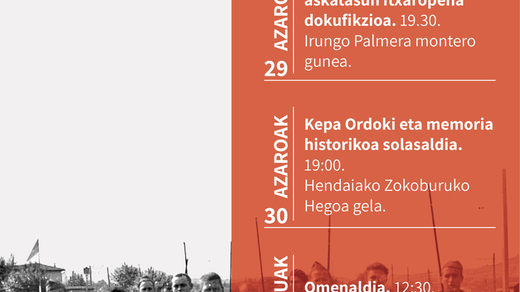 25 urte bete dira, Kepa Ordoki, Gernika batailoiko komandantea hil zenetik