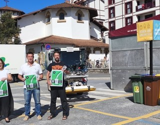 Garbitzaileen 125 lanaldi gehigarri Hondarribia jaietan ere txukun mantentzeko