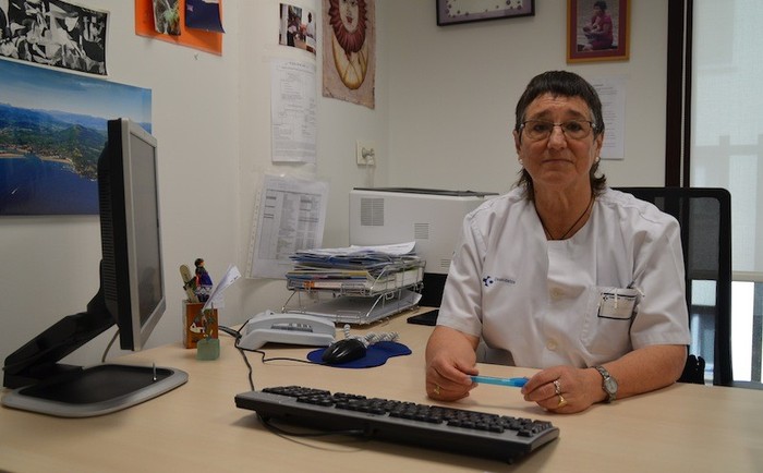 Maribel Gartzia Hondarribiako pediatra, iada erretretan