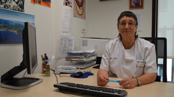 Maribel Gartzia Hondarribiako pediatra, iada erretretan