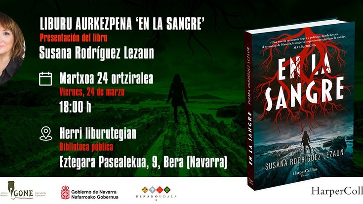 Susana Rodriguez Lezaunek bere azken liburua aurkeztuko du ortziralean Beran
