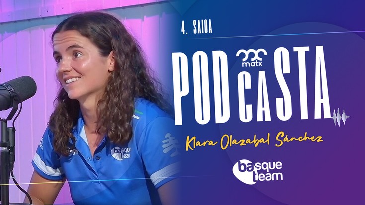 Klara Olazabal piraguista irundarra Matx podcastean