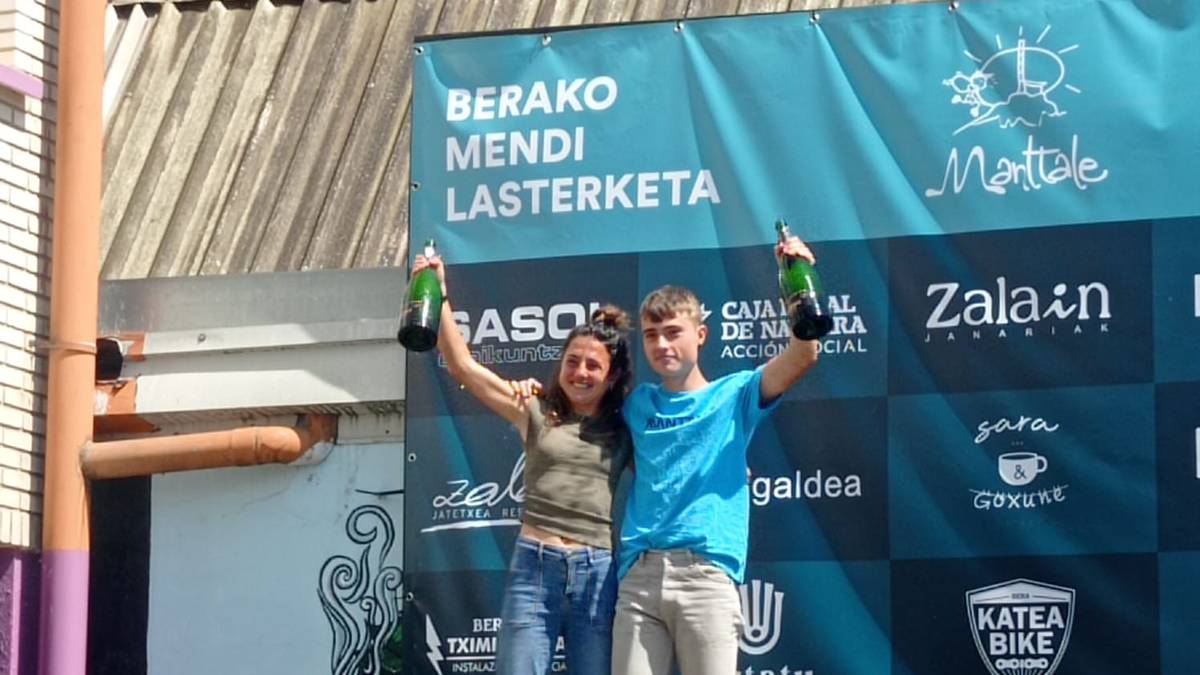 Beñat Albisu eta Lide Urrestarazu Berako 20. Mendi Maratoi Erdian garaile