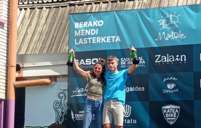 Beñat Albisu eta Lide Urrestarazu Berako 20. Mendi Maratoi Erdian garaile