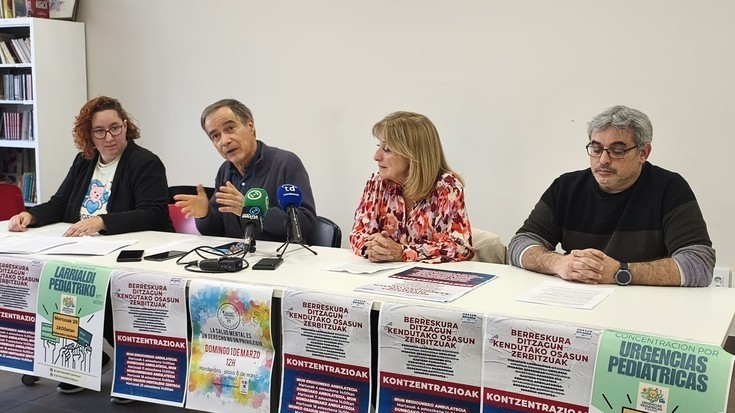 Osasun Bidasoa Plataforma: «Zenbait zerbitzu kolapsatuta daude, eta gero eta paziente gehiago zentro pribatuetara bideratzen dituzte»