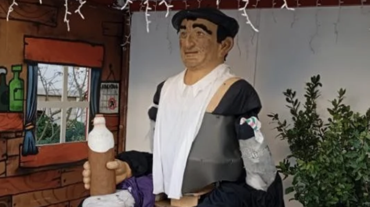 Hendaiako Olentzero andeatu dutela salatu du Akelarrek