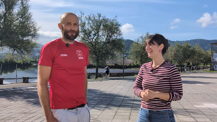 Ibon Uharte: «Kluba sortu zenetik urtero egin dugu Bidasoako Jaitsiera, eta aurten suertatu da migratzaileen omenez Urmugaren Urtantarekin bat egitea»