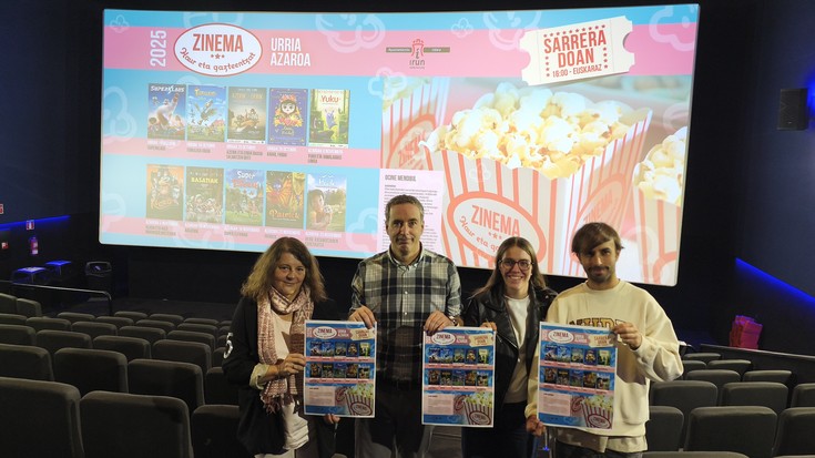 "Zinema euskaraz" normalizatzeko ekimenak arrakasta lortu du, eta indartu nahi dute Irunen