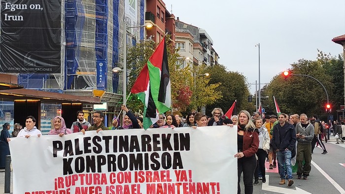 Palestinarren aldeko mobilizazioari jarraipena eman asmoz, ostegunean batzar irekia Palmera Monteron