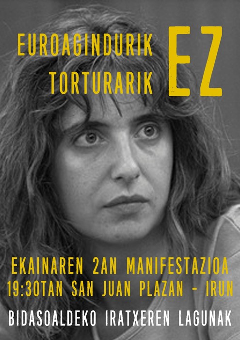 Gaur eztabaidatuko dituzte Iratxe Sortzabalen aurkako hiru euro-aginduak