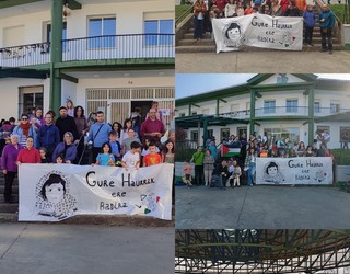 Berako Labiaga Ikastolakoak ortzegunero elkartzen dira «Gure haurrak ere badira» lelopean