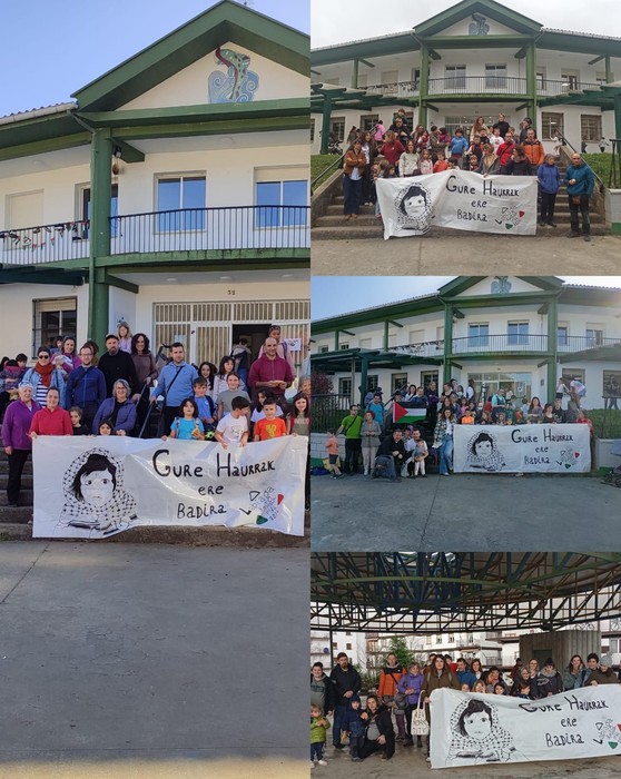 Berako Labiaga Ikastolakoak ortzegunero 16:30ean elkartzen dira «Gure haurrak ere badira» lelopean