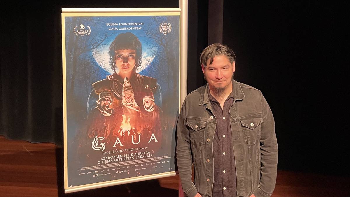 ‘Gaua’ filmarekin euskal mitologia eta Inkisizioaren memoria uztartu ditu Paul Urkijok, ohiko estilo fantastikoan