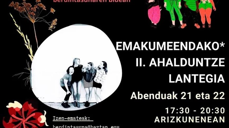 Emakumeendako II. Ahalduntze tailerra Elizondon