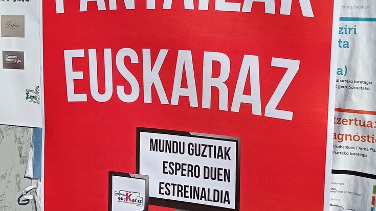 ‘Pantailak euskaraz’ mugimenduaren aurkezpen hitzaldia gaur Kultur Etxean