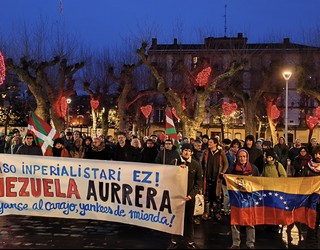 AEBek Venezuelan egindako "eraso inperialista kriminala" salatu dute Irunen