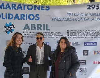 Diabetesa ikertzen laguntzeko zazpi maratoi solidario korrituko ditu Ana Isabel Pinedo irundarrak zazpi egunetan