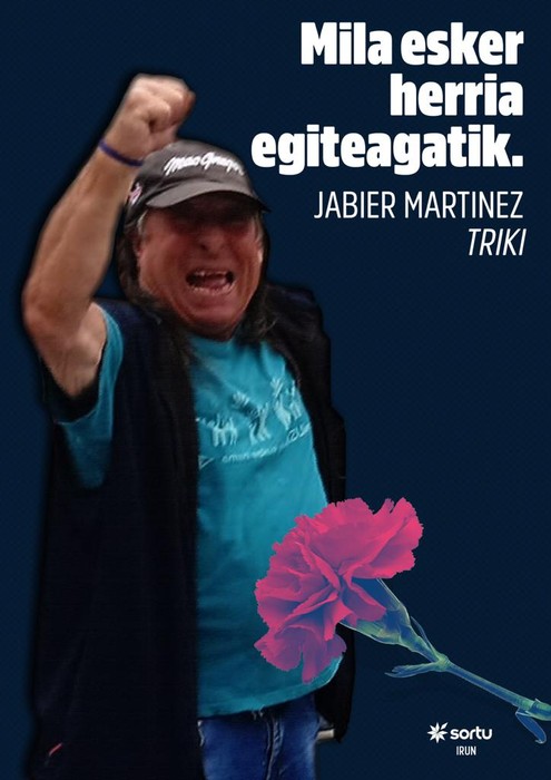 'Triki' Irungo ezker abertzaleko erreferentea zendu da