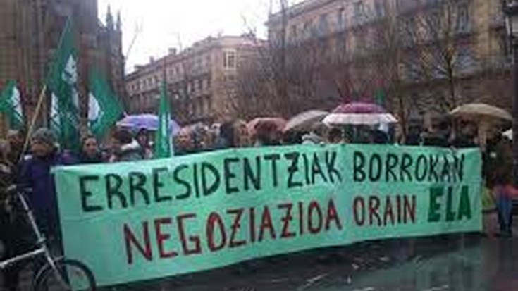 Gipuzkoako adinekoen erresidentzia, eguneko zentro eta pisu tutelatuetako langileak greban dira berriz ere.