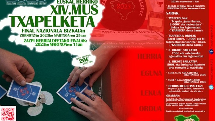 Euskal Herriko Mus Txapelketako kanporaketa jokatuko dute larunbatean Donamarian