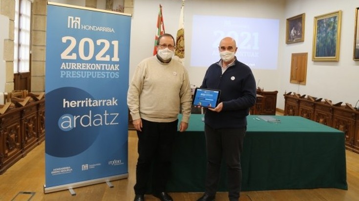Hondarribiko udal gobernu jeltzaleak 24,6M€-ko udal aurrekontu proposamena egin du 2021erako