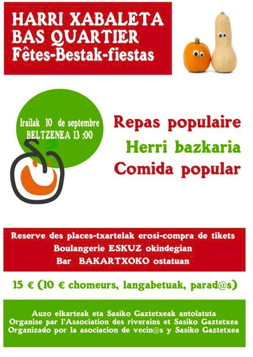 Harrixabaleta auzoko bestak, igandeaz