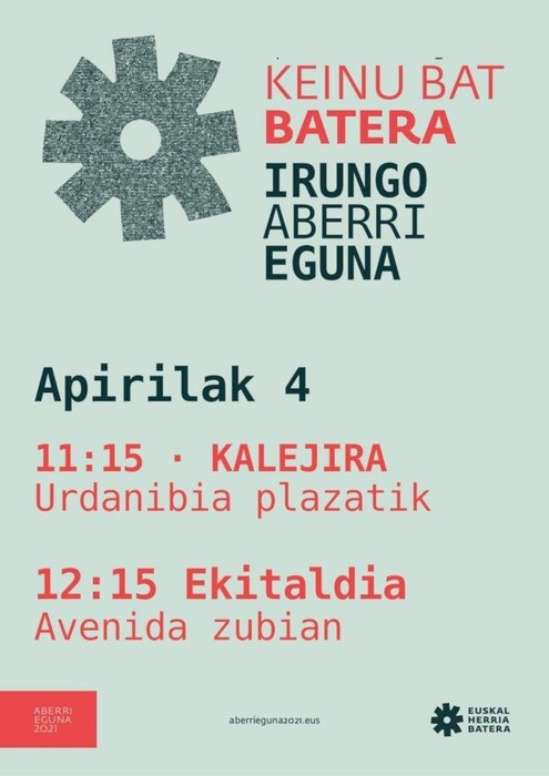 Avenida zubian ospatuko da Aberri Eguna