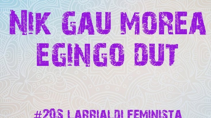 Feminizidioen aurkako plaza bilakatuko da ostiralean Irungo San Juan plaza 