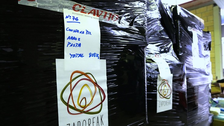 Lesbosera eramateko janari bilketa egingo du Zaporeak GKEak Irunen apirilaren 17 eta 18an