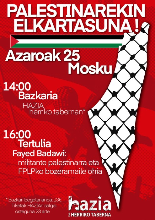 Palestinarekin elkartasuna: Fayed Badawi (FPLP)