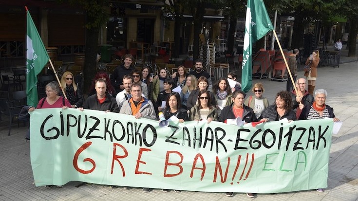 ELA sindikatuak beste bi greba egun deitu ditu abenduaren 10ean eta 11n Gipuzkoako adinekoen egoitzetan