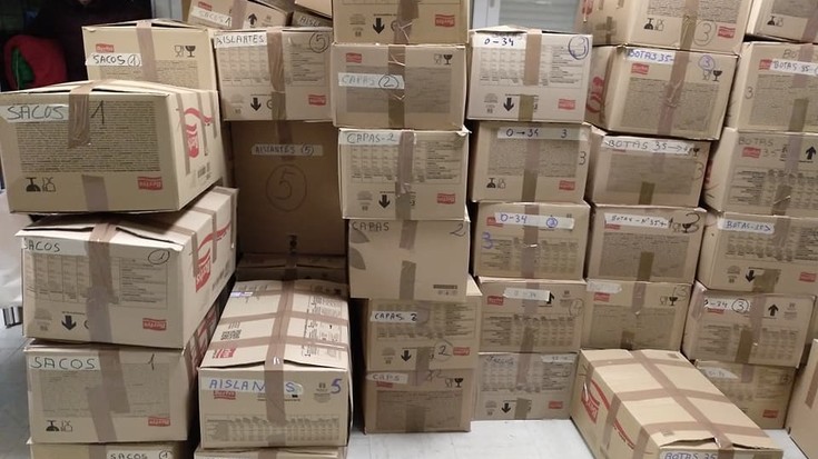 Ia tona bat material eta3.700 euro inguru batu ditu Hodarribia-Katsikas boluntario taldeak