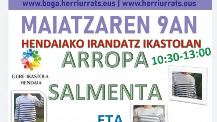 Hendaiako Gure Ikastolak Herri Urratsek utziriko hutsunea betetzen saiatuko da igandean