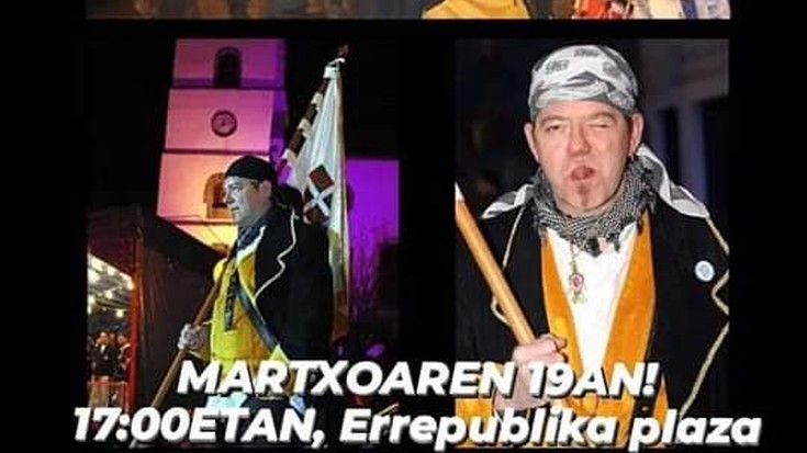 Txema Egiguren omenduko dute Hendaiako Errepublika plazan