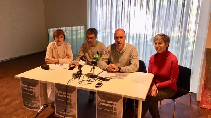 Musika eta Dantza Eskolak ikasturte honetan abiatu duen lan dinamika berriaren baitan, Txiki Sinfonik Orkestra proiektua aurkeztu du
