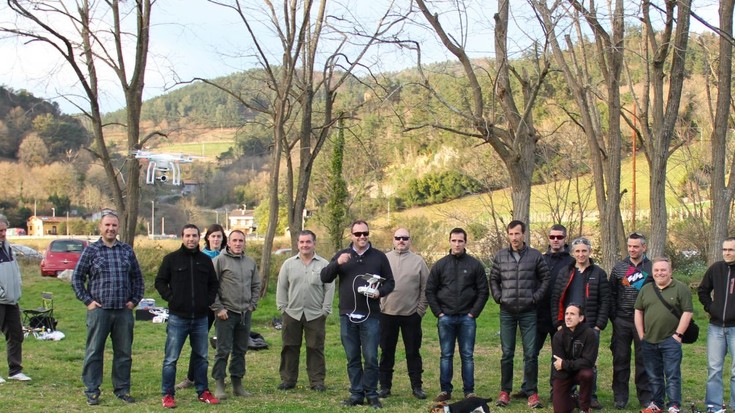 "Drone"-ak Bidasoa institutuko berezitasuna