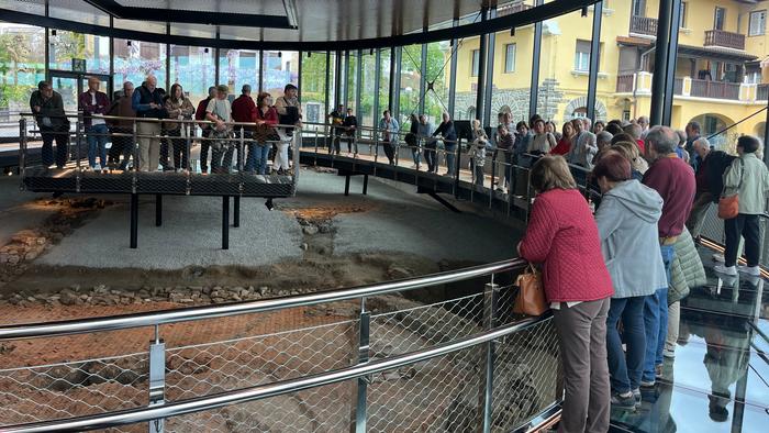 Terma erromatarrek bisitarien emaria hirukoiztu dute Oiasso Museoan
